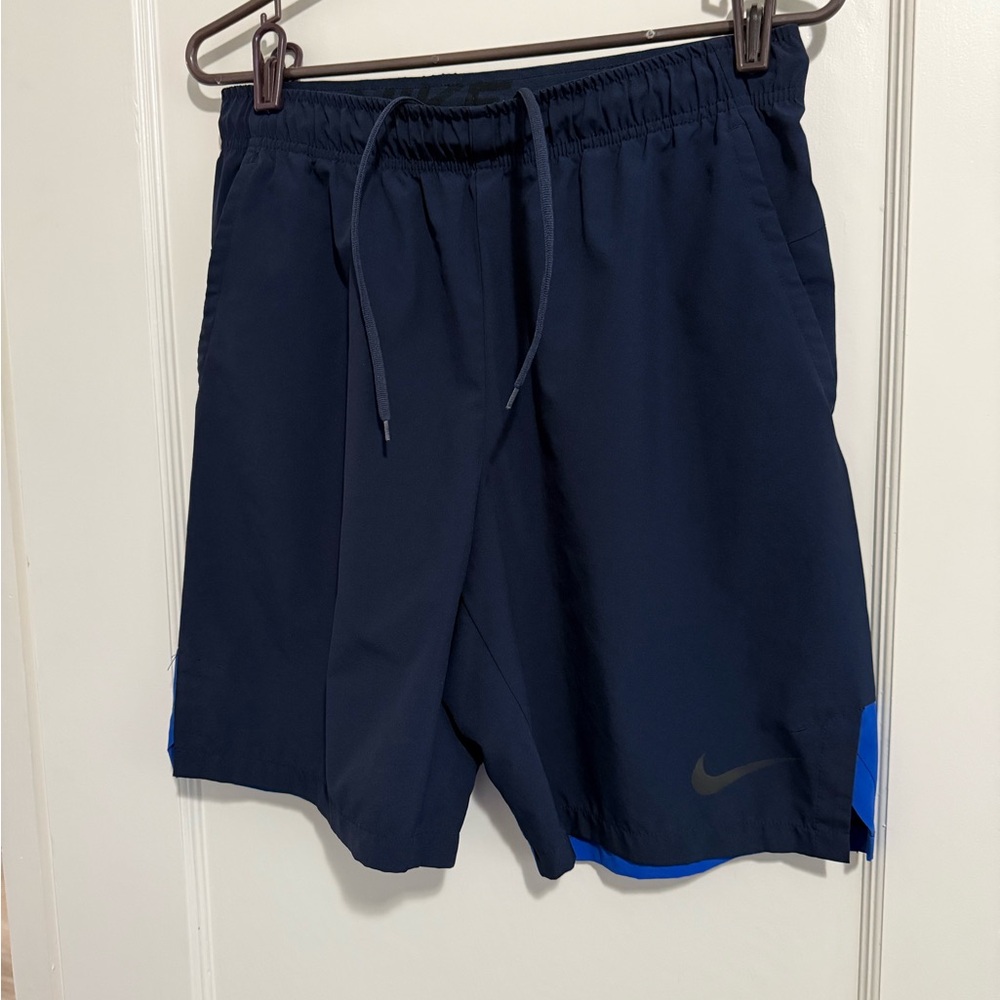 Nike Men's Dark Blue Athletic Shorts